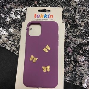 Apple iPhone 11 Pro Purple Case with Gold Accents